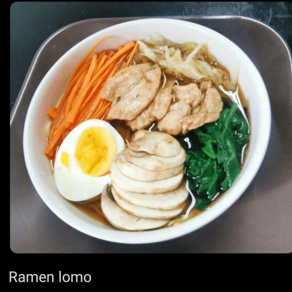 Ramen Lomo + Sake Roll