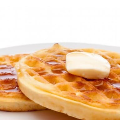 Wafle con Miel de Maple