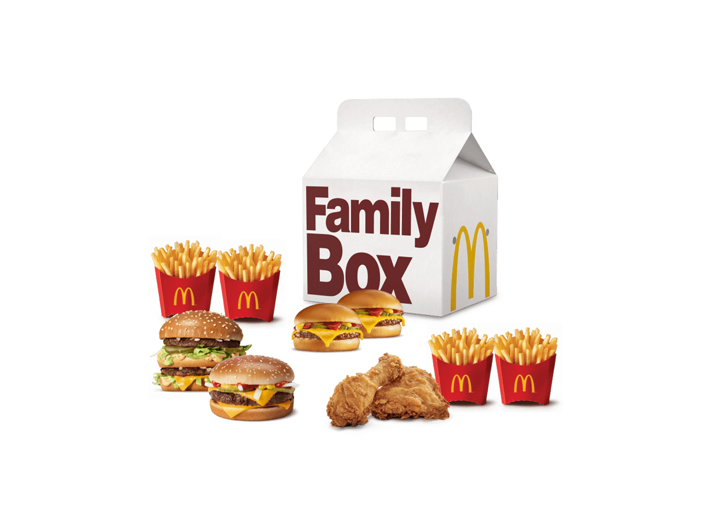 Family Box 4 adultos sin bebidas