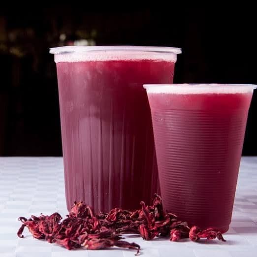 1/2 litro agua fresca Jamaica natural