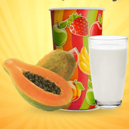 Jugo de Papaya con Leche