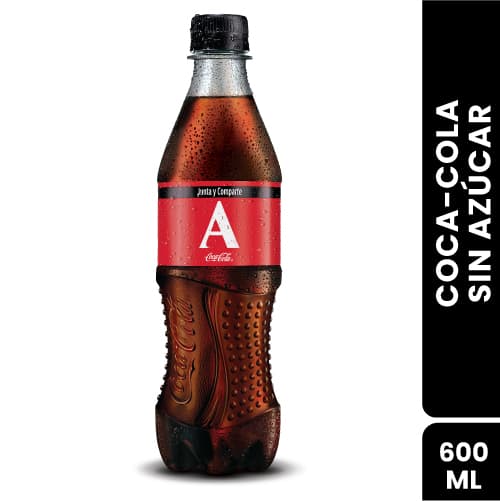 Coca Cola Sin Azúcar 600Ml