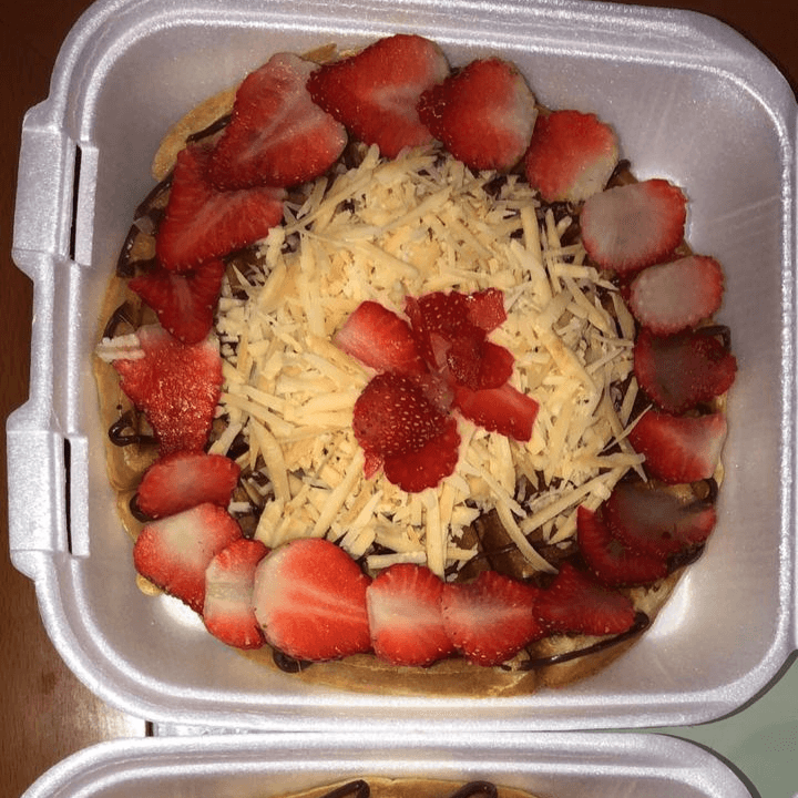 Waffle de Queso de Bola