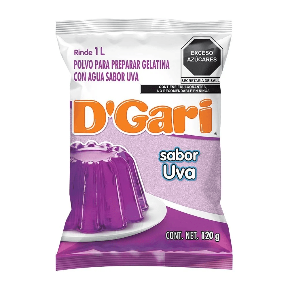 GELATINA DGARI SABOR UVA 120GR