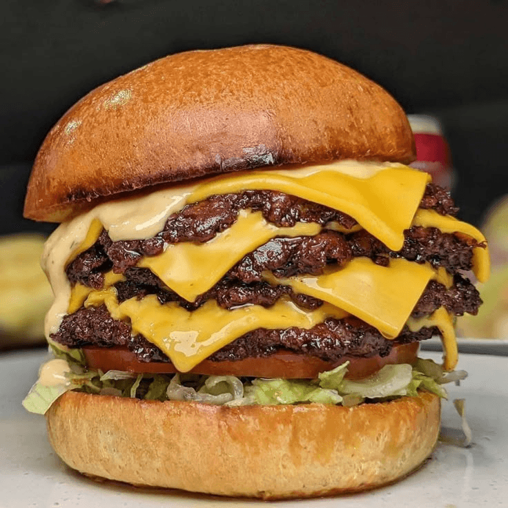 Perlita triple carne y queso (BURGER)
