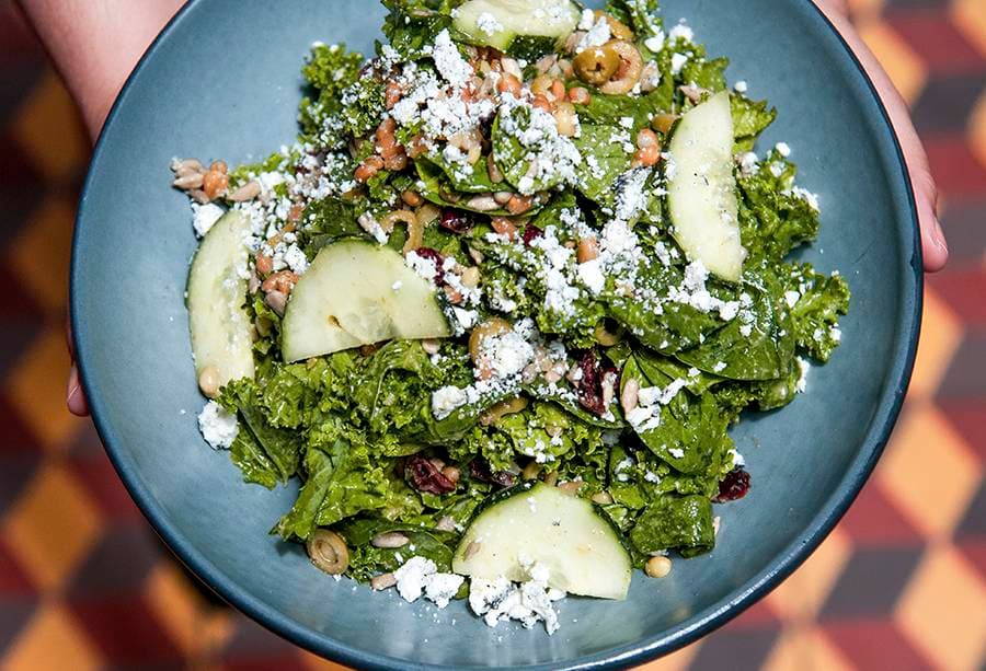 Ensalada de Espinaca y Kale