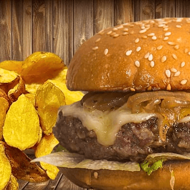 Hamburguesa Acaramelizada