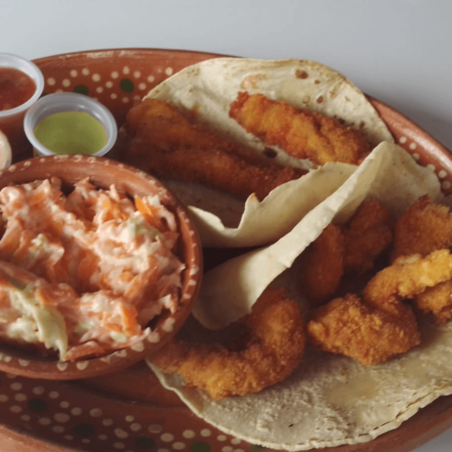 COMBO-PESCADO 3tacos de Pescado+agua