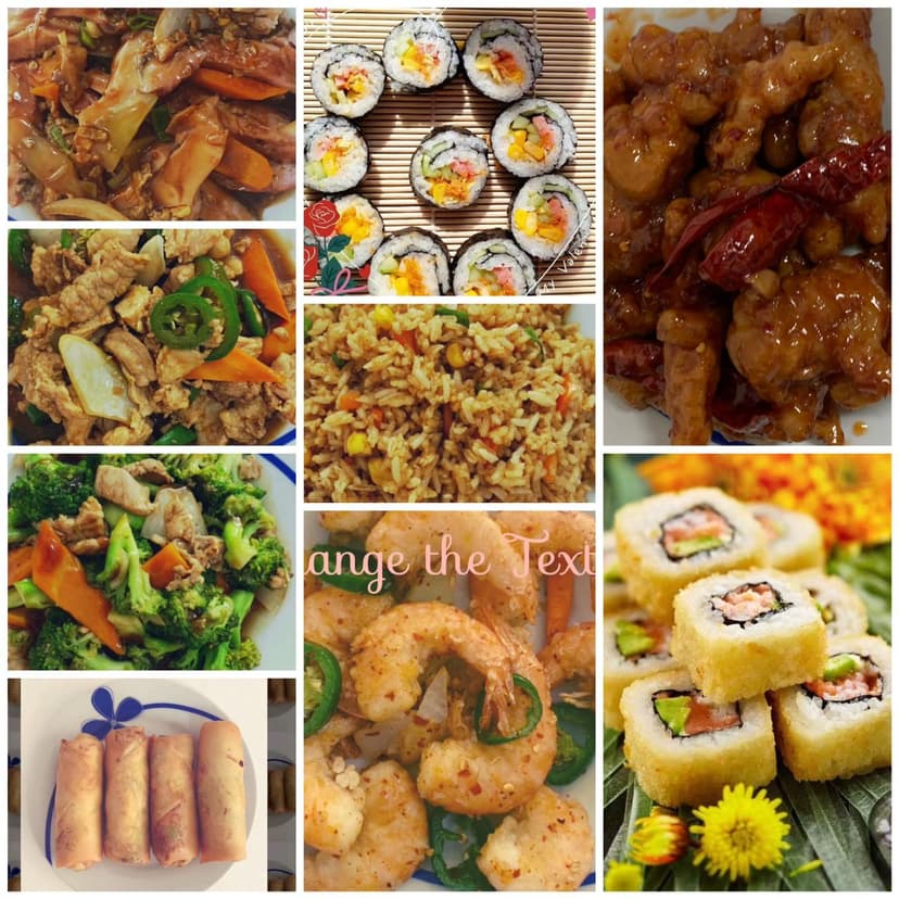 Comida china estrella de plata