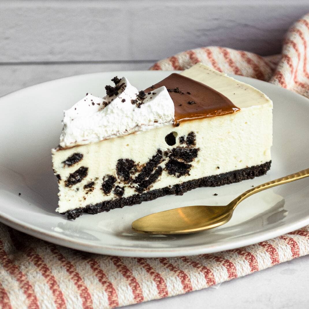 Porción de Cheesecake de Oreo