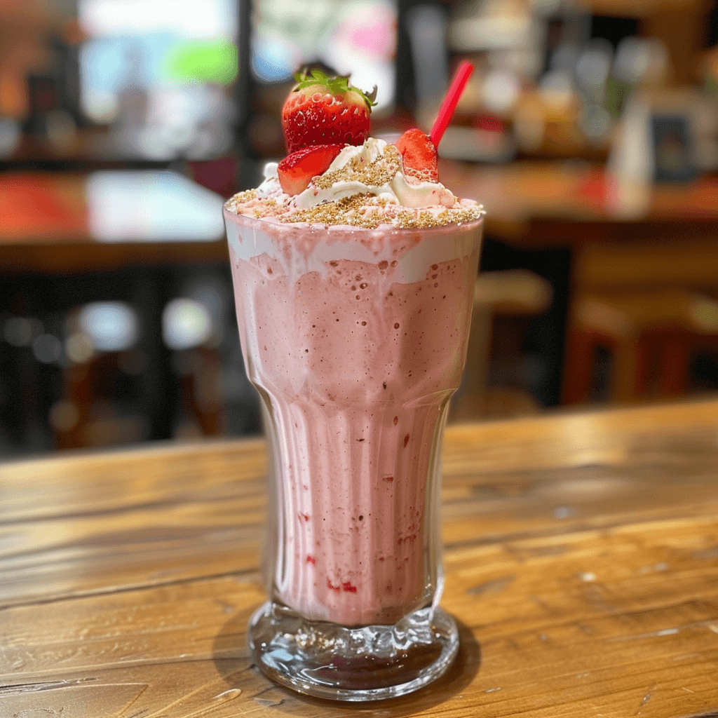 Malteada de Fresa