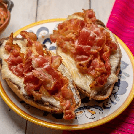 Molletes de Tocino 3 Uds