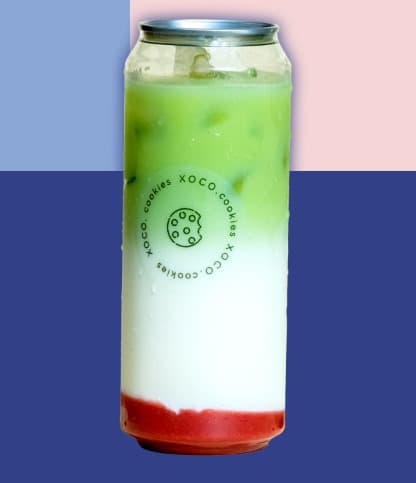 Strawberry Matcha Latte