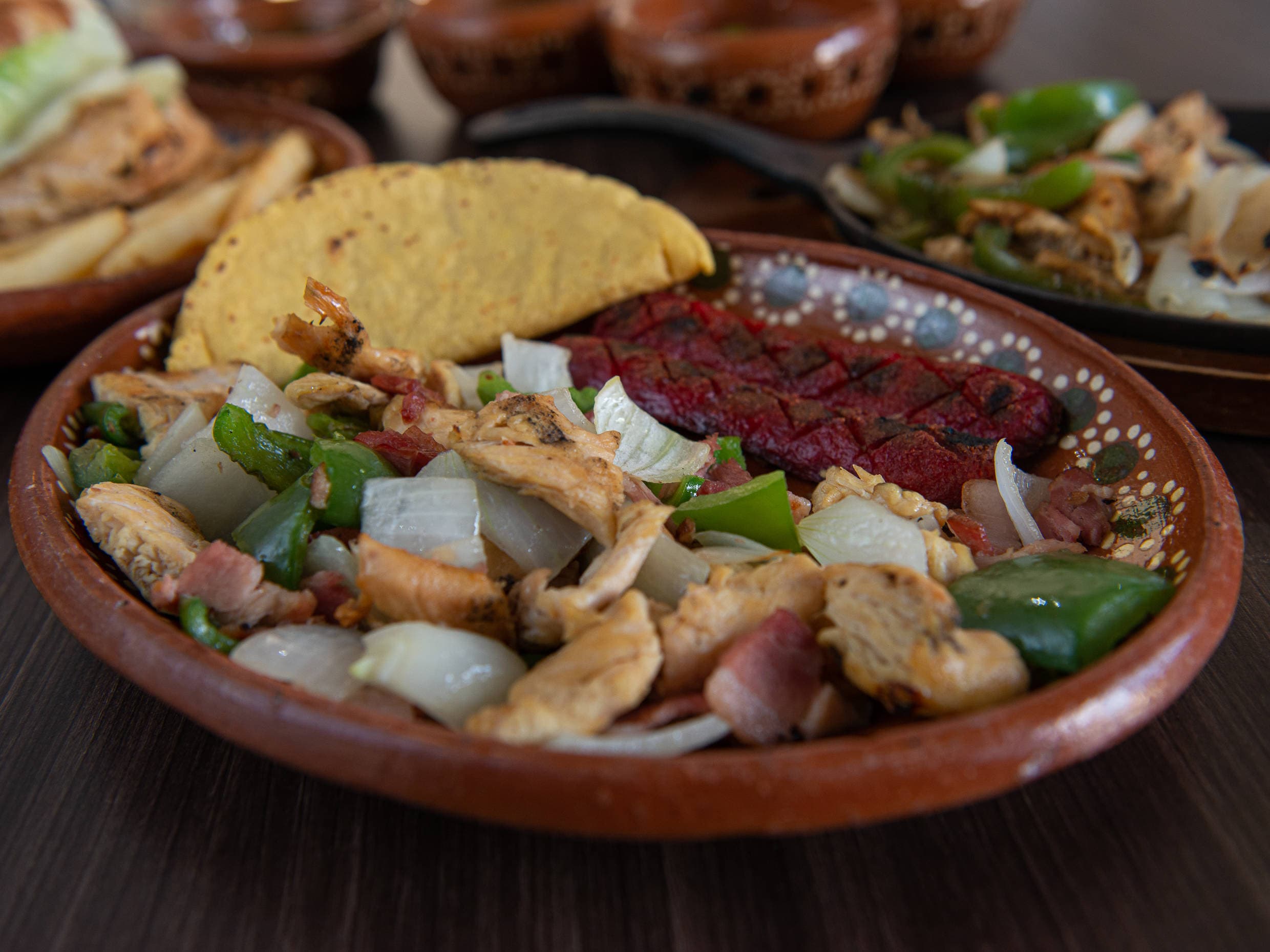 Super Combo Taquero de Pollo con Morrón y Cebolla