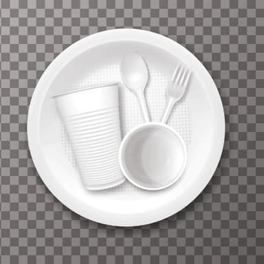 Pack de Plato, Cuchara y Vaso 1 ud