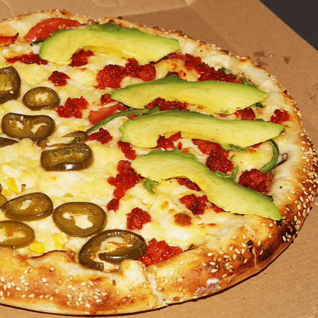 Pizza Mediana con orilla rellena