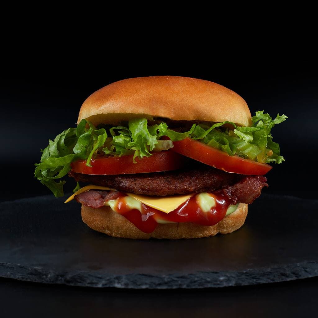 🧀🥓🍔 Hamburguesa con Queso y Tocineta