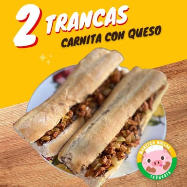 2 TRANCAS DE CARNITAS SUIZAS