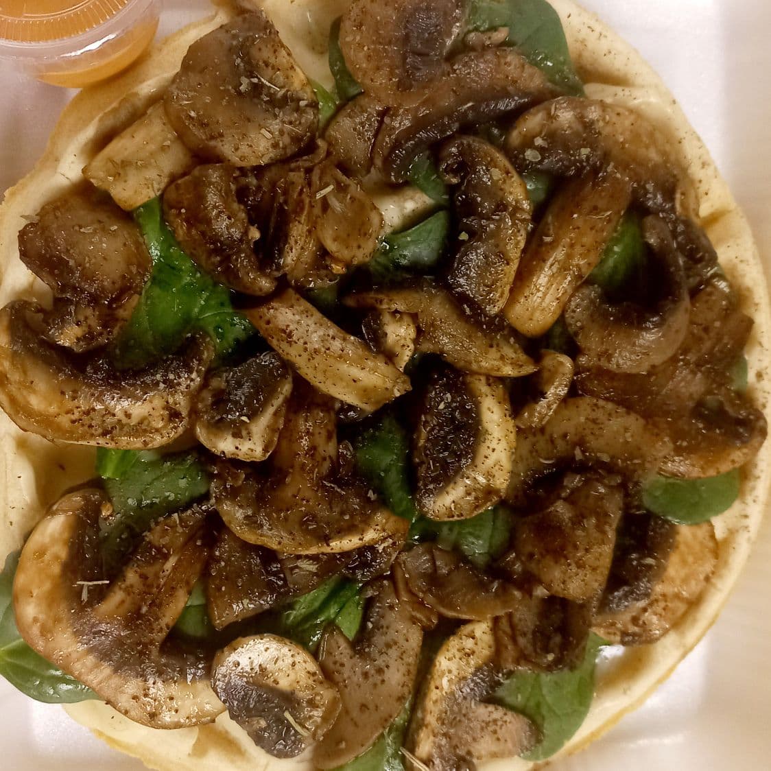 Waffle de Champiñones