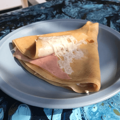 Crepa Clásica Jamón con Queso