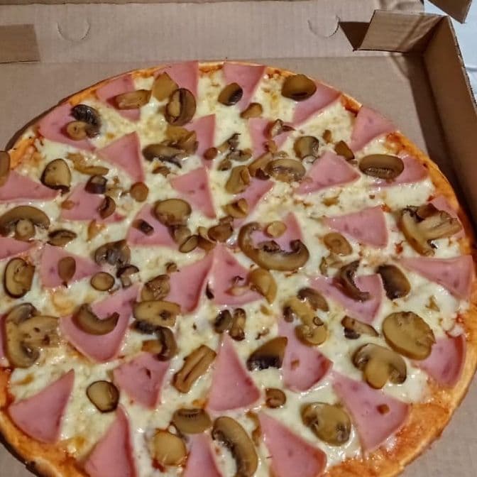 Pizza Extra, Jamón con Champiñón