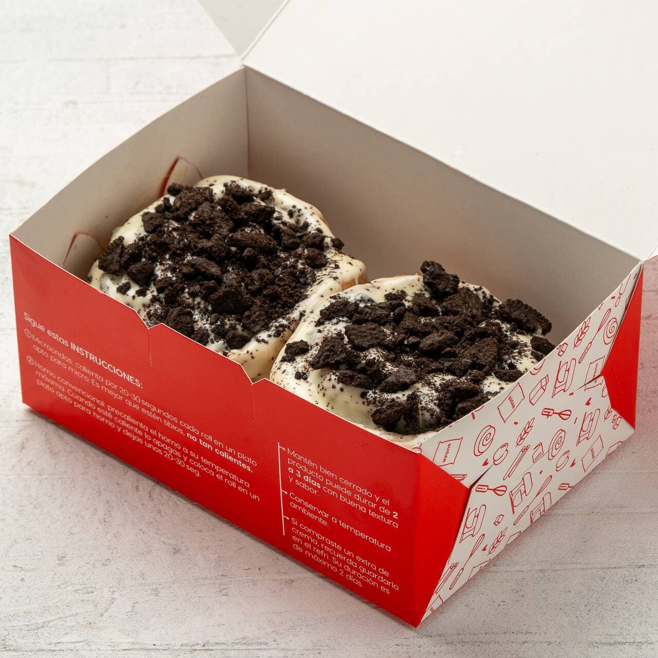 Choco Oreo Cinnamon Roll X2