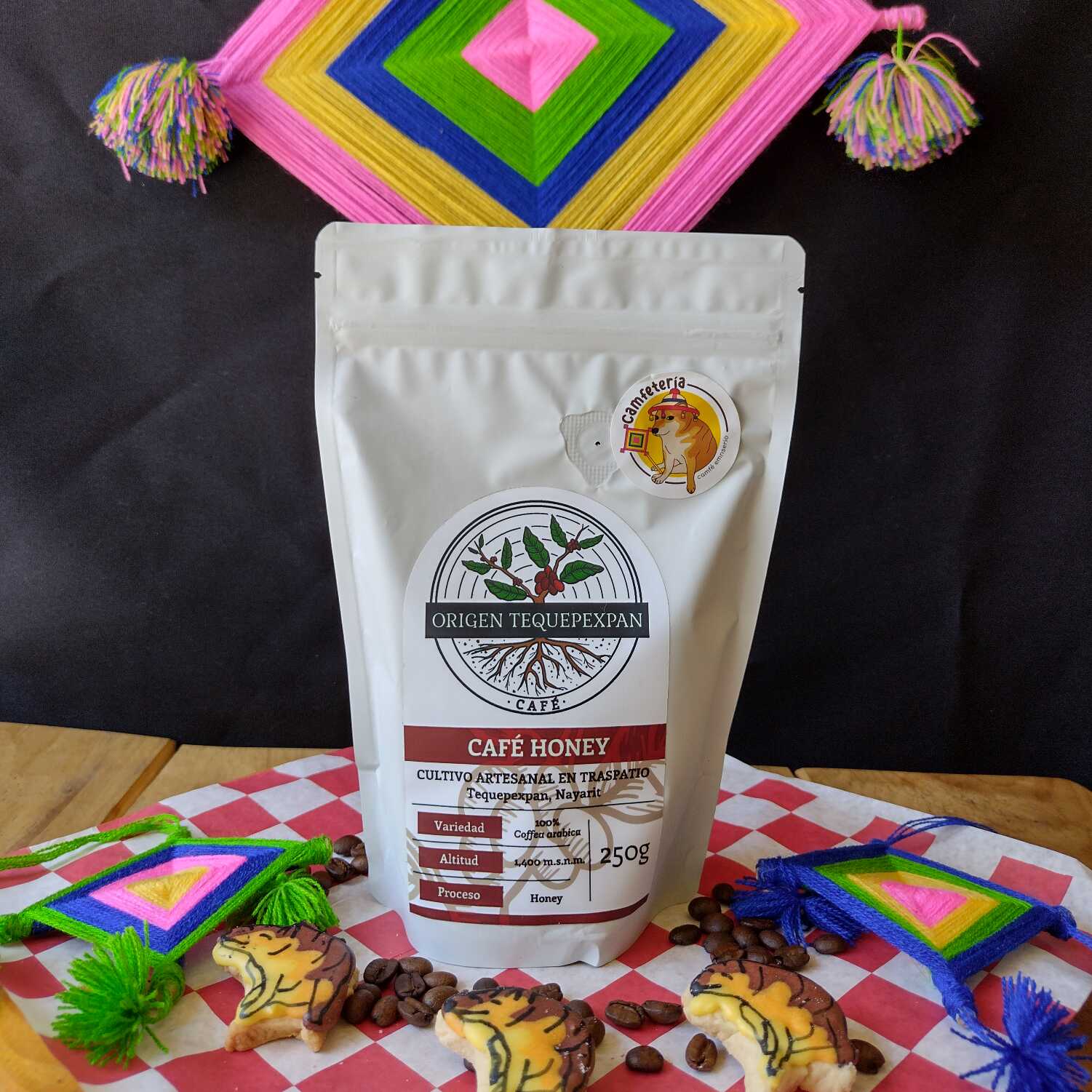 Café Molido Honey Origen Tequepexpan 250 gramos