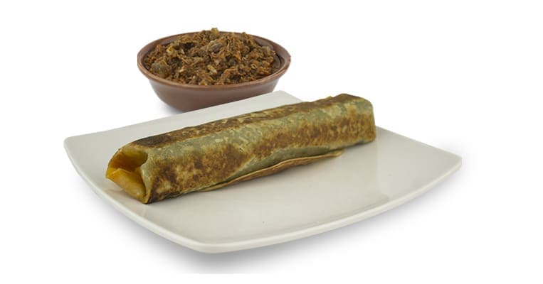 Burritos de papa deshebrada