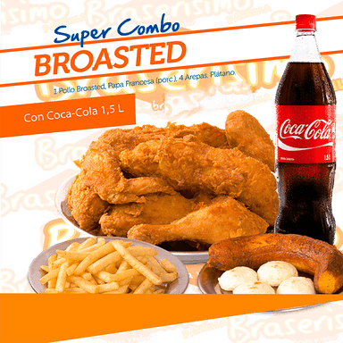 Súper Combo Broaster y Bebida