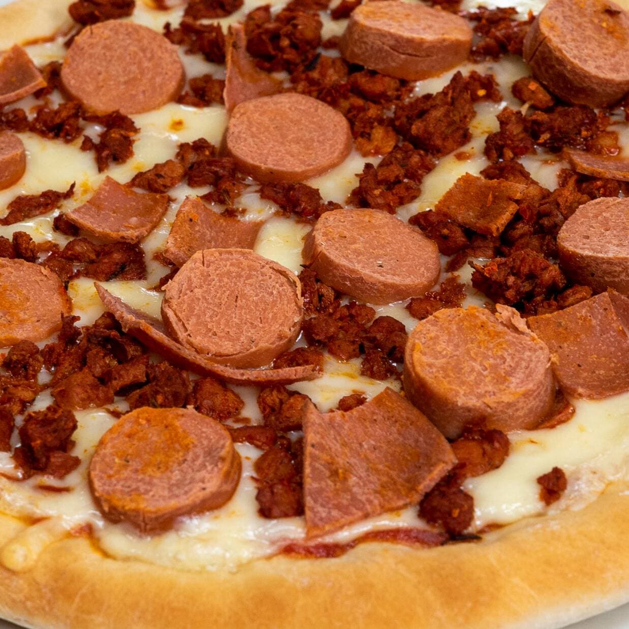 Pizza de carnes frias chica
