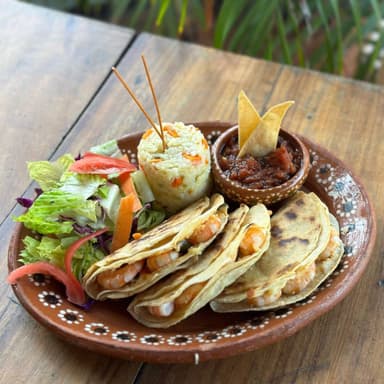 Tacos Gobernador de Camarón (3 pzas.)