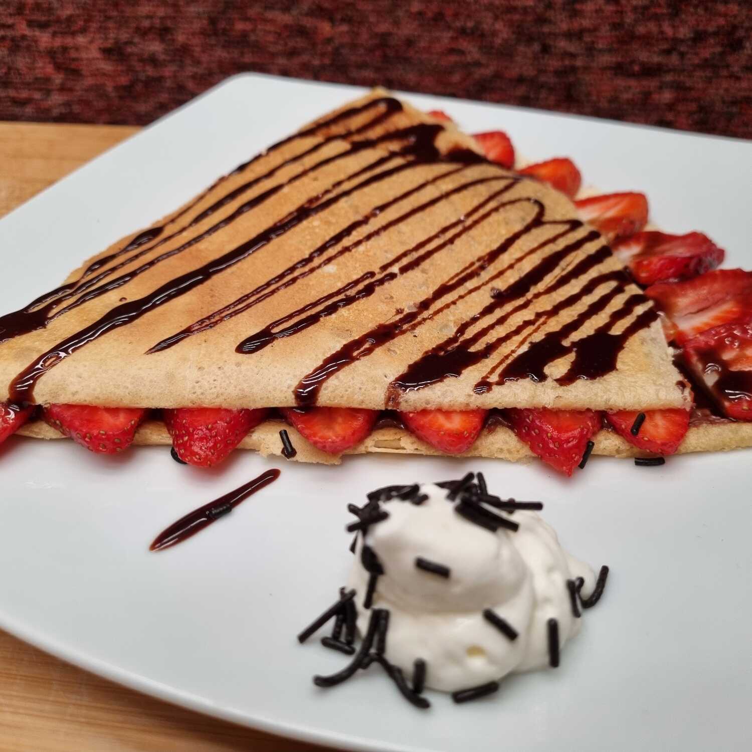 Crepa de Nutella con Fresa