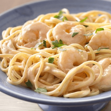 Spaghetti con camaron