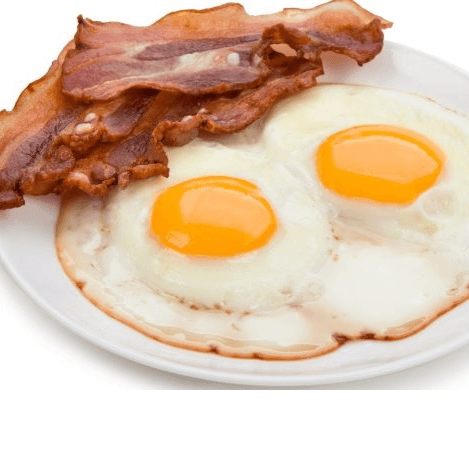Huevos Estrellados con Tocino