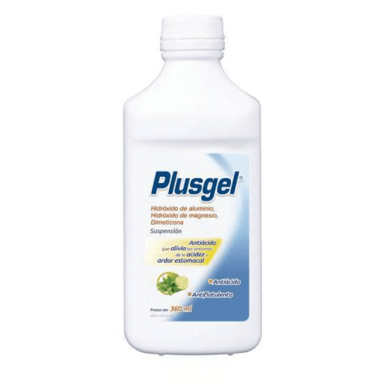 Plusgel Alum/Mag/Dimet Sol 360 ml