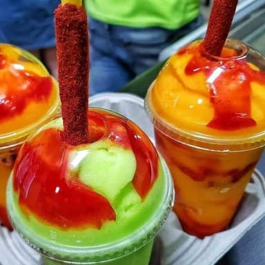 Smoothie chamoyada de fresa
