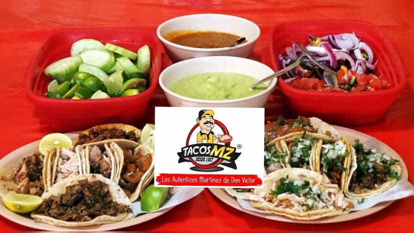 Tacos MZ Los Auténticos Martínez de Don Víctor