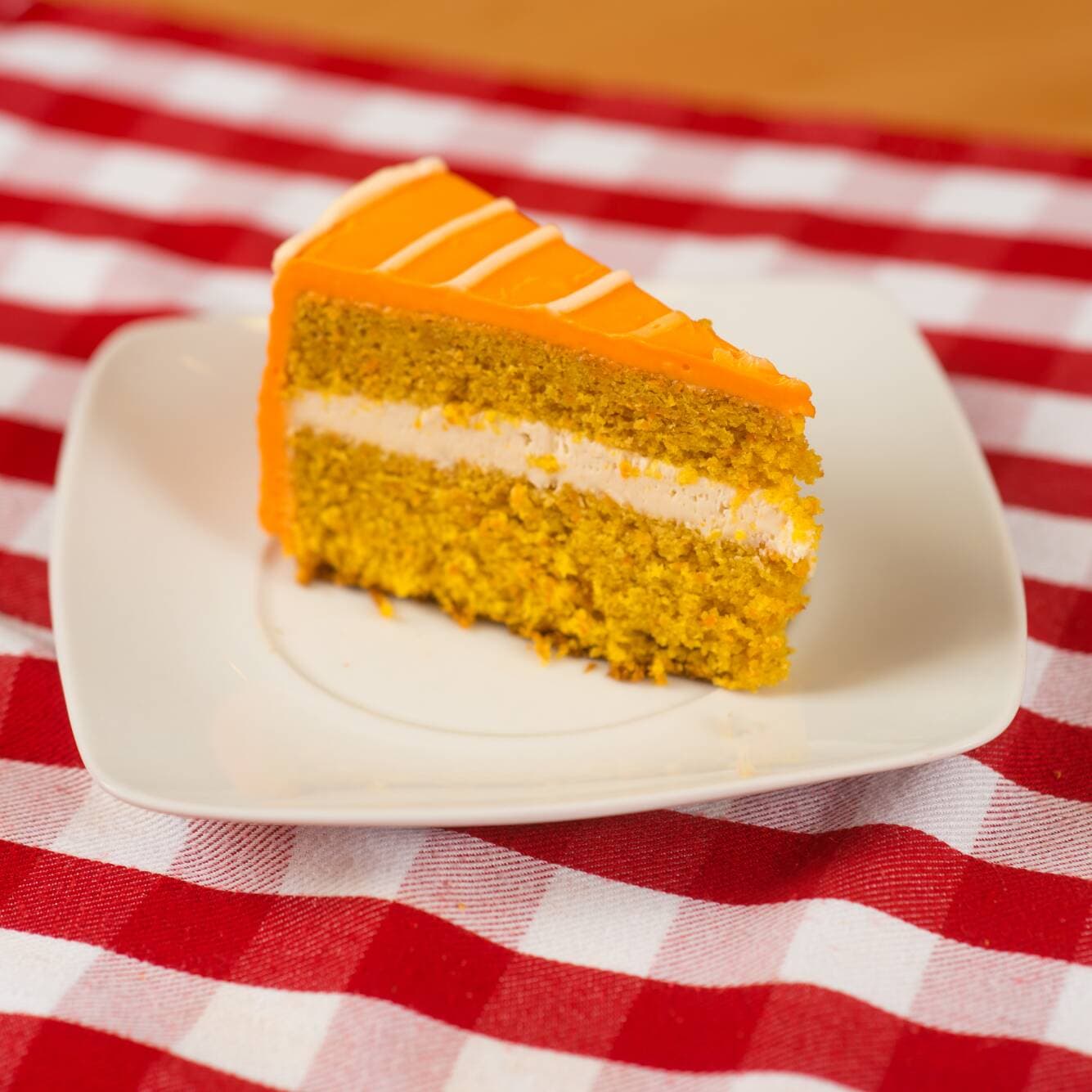 Rebanada de Pastel de Zanahoria