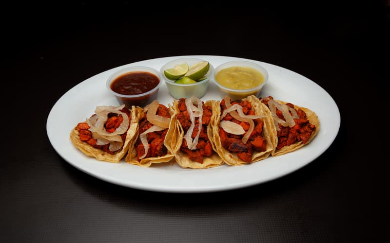 TACOS BISTECX5 UNIDADES (ADOBADO)