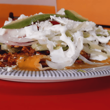 Enchiladas con milanesa