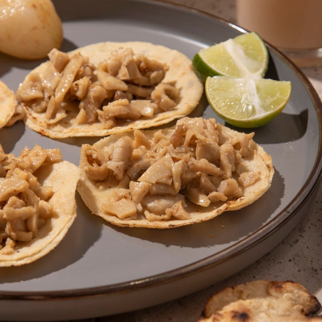 Taco de tripa (res).