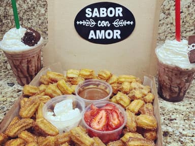 Mini Churros con 2 Frappé o 2 Cafés