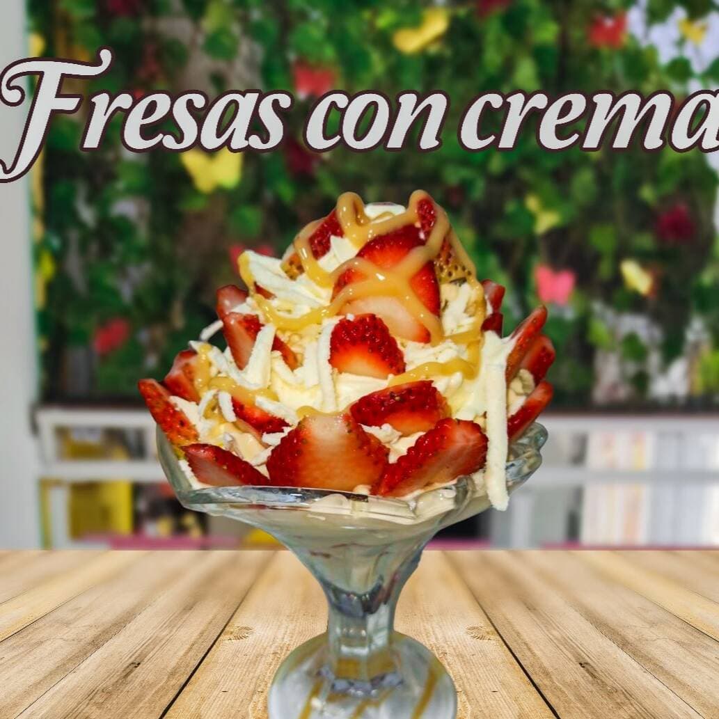 Fresas con Crema