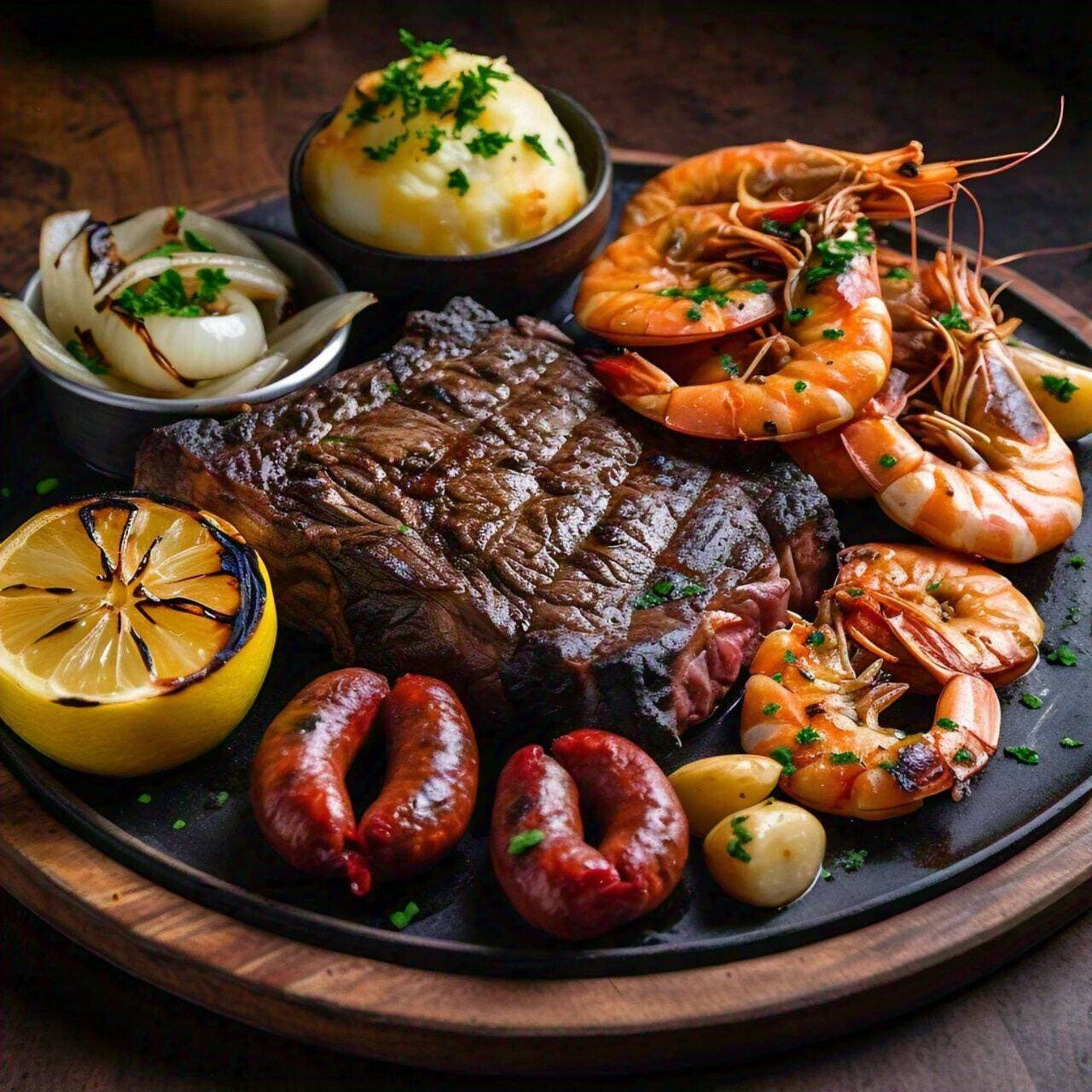 Parrillada Mar y Tierra (Mediana)