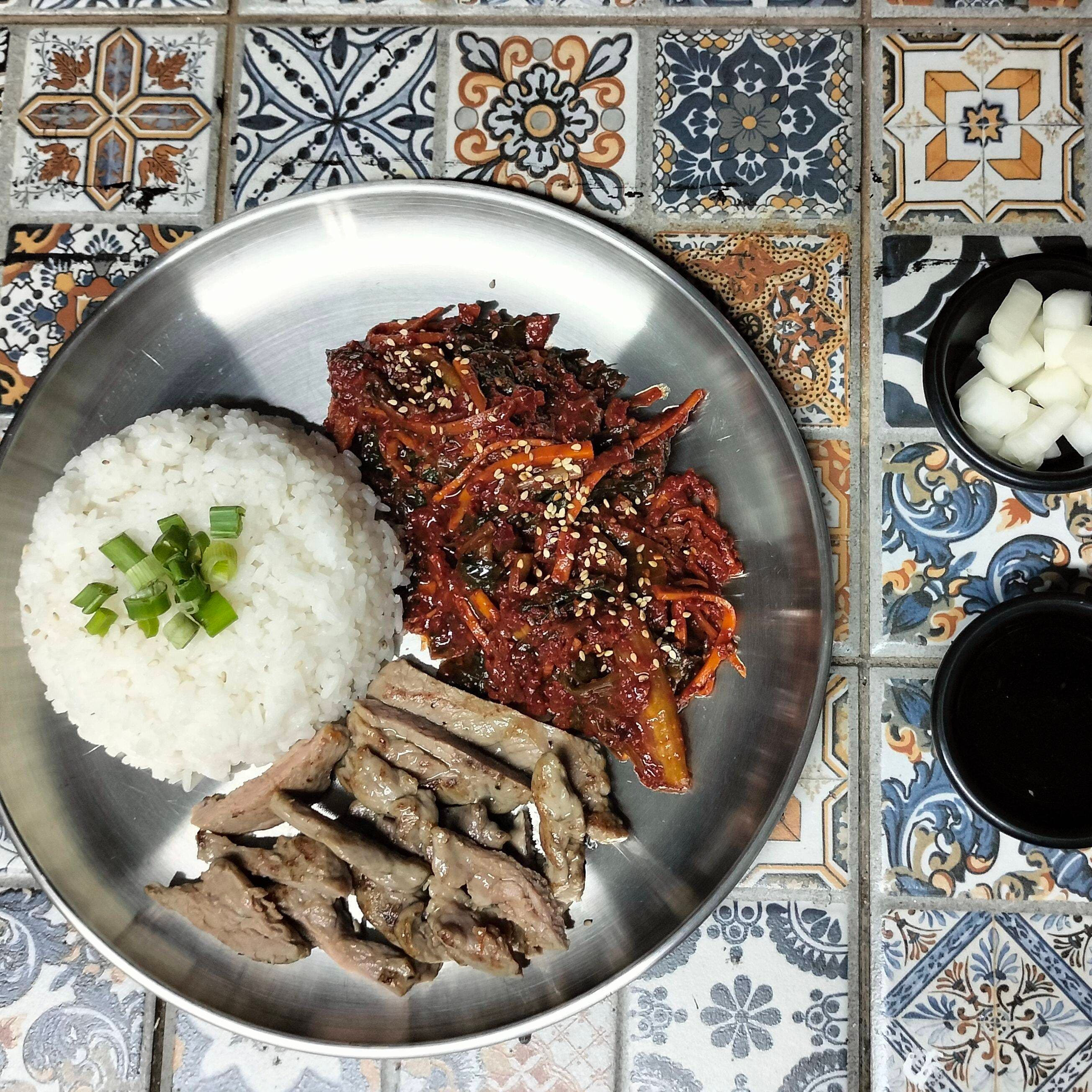 Kimchi con Arrachera