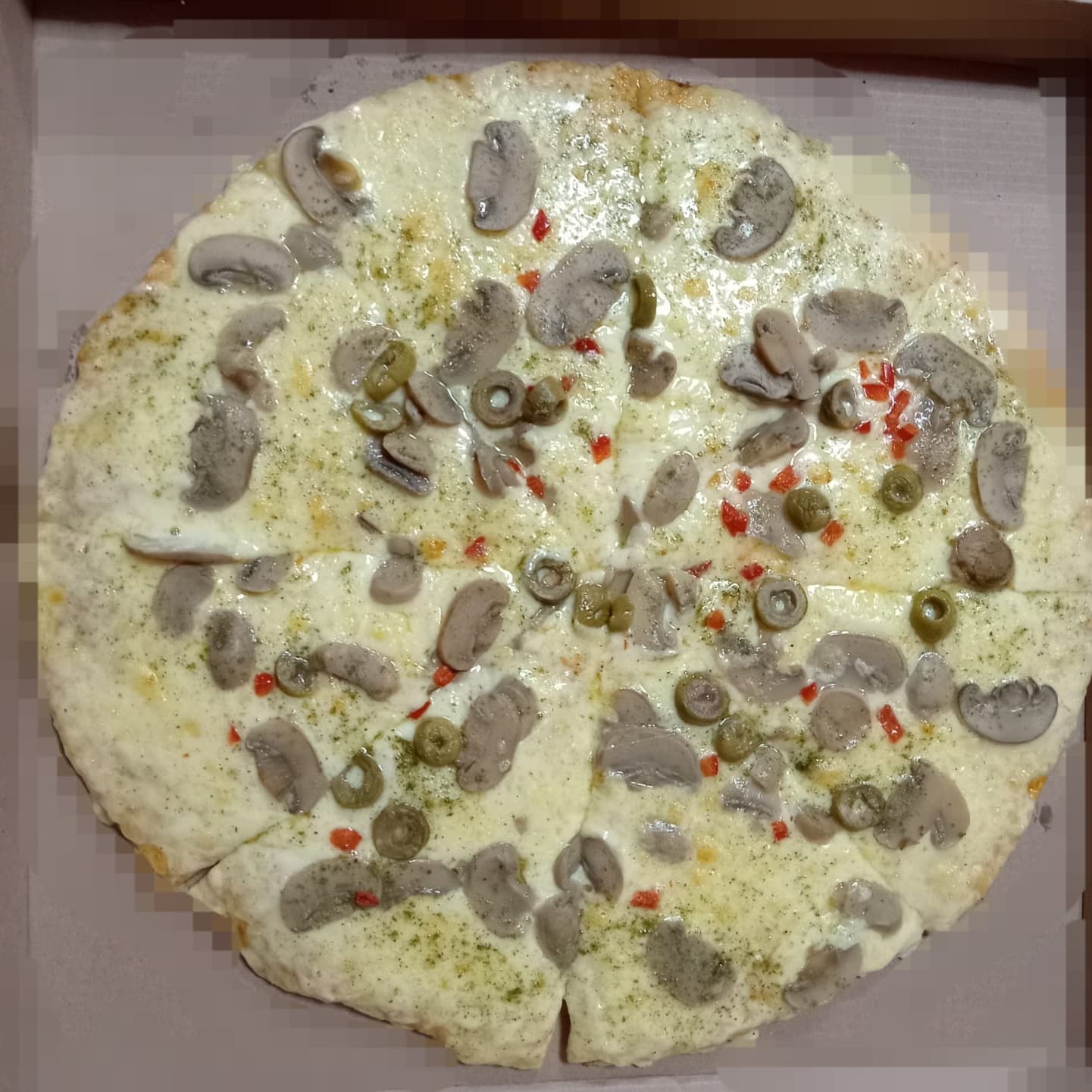 Pizza Francesa Vegetariana Familiar(8 Tajadas)