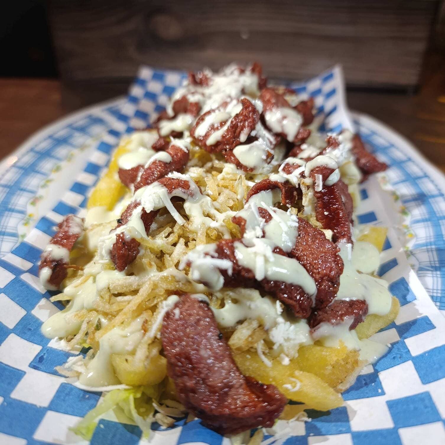 Salchipapa Chorizo