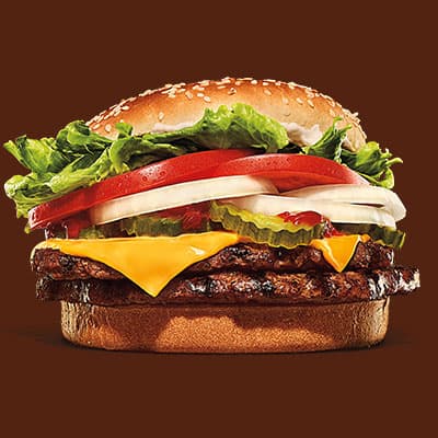 Whopper Doble con queso