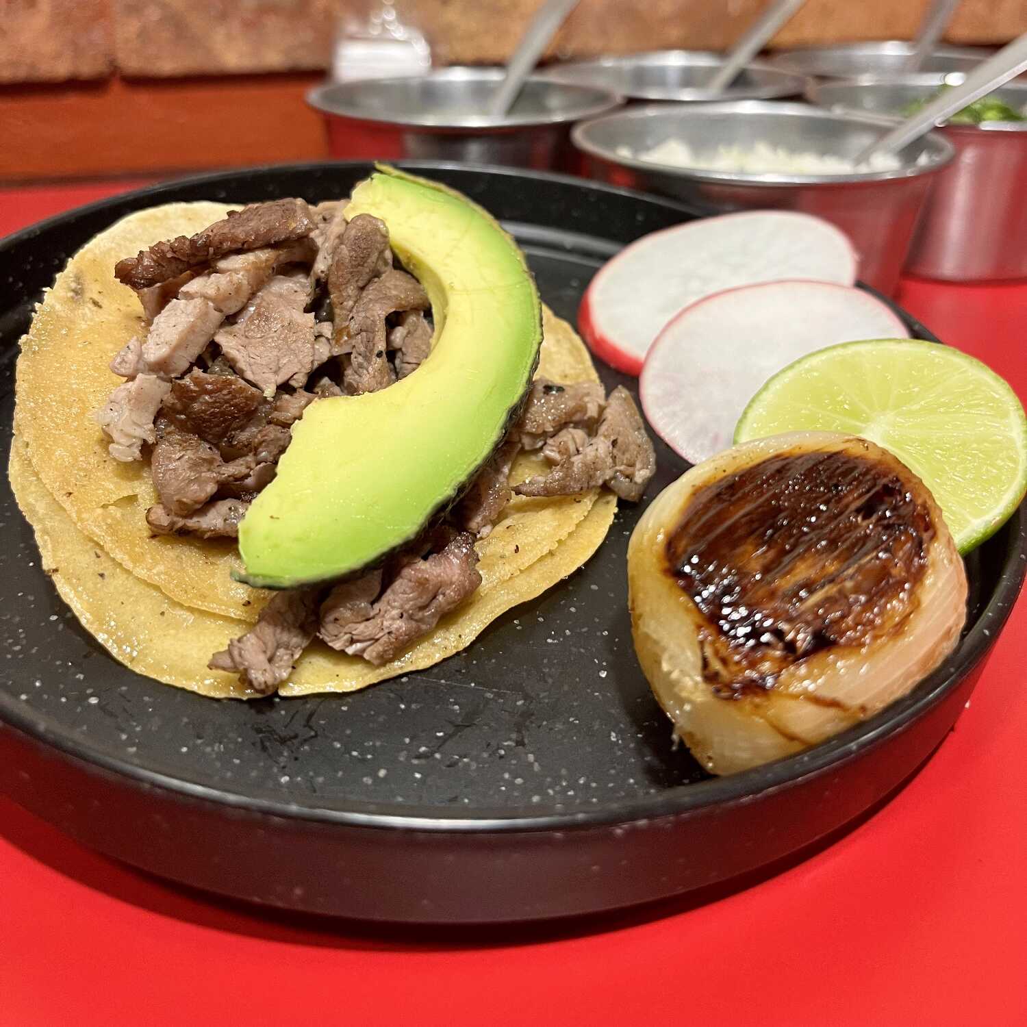 Taco Chico de Bistec sin Queso