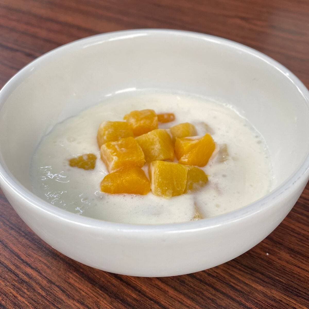 Duraznos con crema